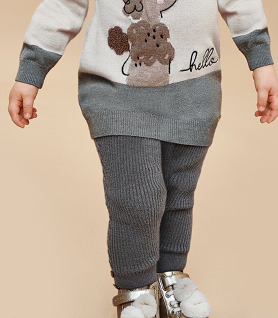 Mayoral lasten leggingsit 10530*10, harmaa 8445865016568 hinta ja tiedot | Vauvan housut | hobbyhall.fi
