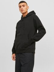 Miesten Jack & Jones collegepaita 12240189*01, musta 5715430921430 hinta ja tiedot | Miesten puserot ja hupparit | hobbyhall.fi