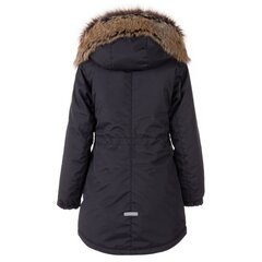 Lenne lasten parka 250g Ella 23671*042, mustaa 4741593452512 hinta ja tiedot | Tyttöjen takit | hobbyhall.fi