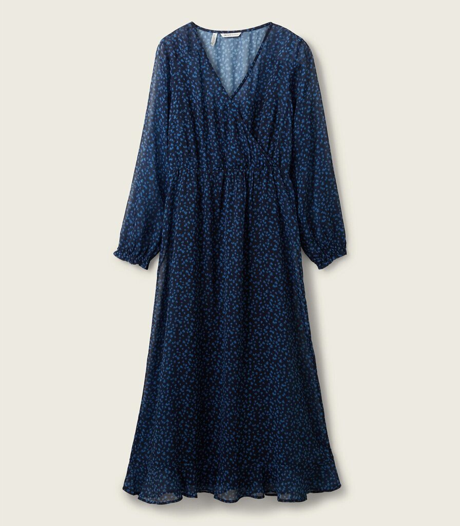 Tom Tailor naisten mekko 1038151*32411, mustaa/sininen 4067261319506 hinta ja tiedot | Mekot | hobbyhall.fi