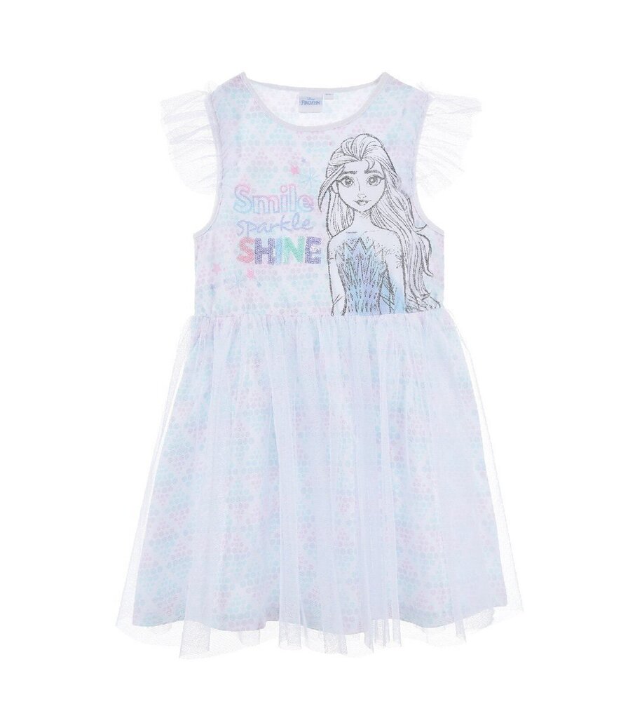 Sun City vauvan mekko Frozen EV1006*02, valkoinen 3609085474514 hinta ja tiedot | Tyttöjen mekot | hobbyhall.fi