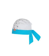 AJS vauvan hattu 346279 03, valkoinen/turkoosi 346279*03-052 hinta ja tiedot | Vauvan hatut, huivit ja käsineet | hobbyhall.fi