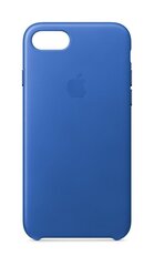 Apple iPhone 7/8 Plus -nahkakuori, merensininen hinta ja tiedot | Puhelimen kuoret ja kotelot | hobbyhall.fi