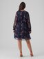 Vero Moda naisten mekko 10297202*01, tummansininen/roosa 5715501955159 hinta ja tiedot | Mekot | hobbyhall.fi