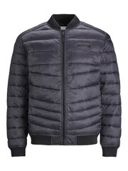 Jack & Jones Miesten takki 80g 12236154*01, musta 5715427233249 hinta ja tiedot | Miesten ulkoilutakit | hobbyhall.fi