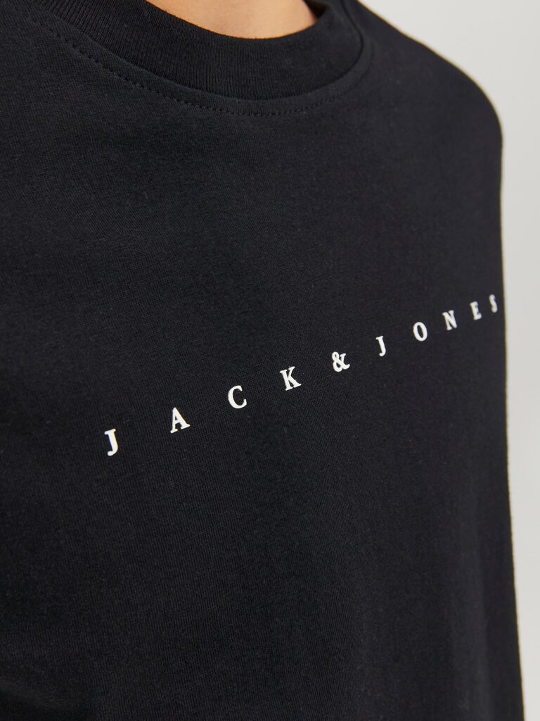 Jack & Jones lasten t-paita 12237435*01, musta 5715425309687 hinta ja tiedot | Poikien paidat | hobbyhall.fi