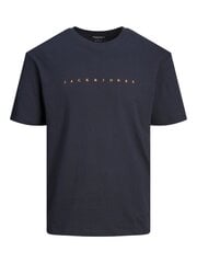 Jack & Jones lasten t-paita 12237435*02, tummansininen 5715425309809 hinta ja tiedot | Poikien paidat | hobbyhall.fi
