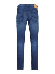 JACK & JONES miesten farkut Mike L32 12246918*32, tummansininen 5715429409468 hinta ja tiedot | Miesten farkut | hobbyhall.fi