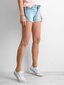 Denim shortsit, joissa sininen applikaatio. hinta ja tiedot | Naisten shortsit | hobbyhall.fi