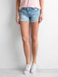 Denim shortsit, joissa sininen applikaatio. hinta ja tiedot | Naisten shortsit | hobbyhall.fi