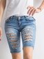 Siniset denim bermuda shortsit. hinta ja tiedot | Naisten shortsit | hobbyhall.fi