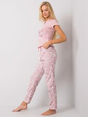 Vaaleanpunainen pyjama printillä. hinta ja tiedot | Yöasut ja pyjamat | hobbyhall.fi