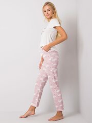 Naisten valkoinen pyjama kuvioilla. hinta ja tiedot | Yöasut ja pyjamat | hobbyhall.fi