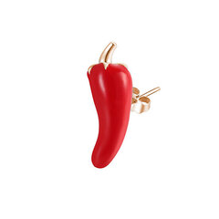 Rosato Kullatut yksittäiskorvakorut Chilli pepper Story RZO029 hinta ja tiedot | Korvakorut | hobbyhall.fi