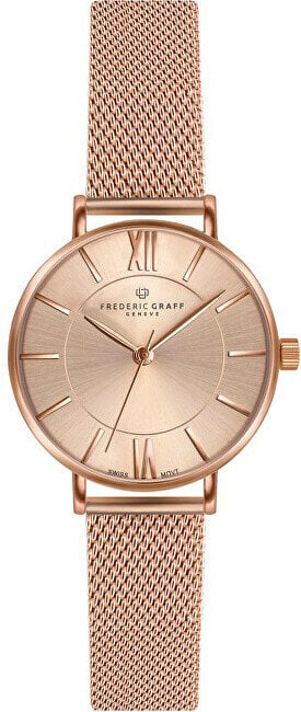 Frederic Graff Shispare Rose Gold Fine Mesh FCG-3214 hinta ja tiedot | Naisten kellot | hobbyhall.fi