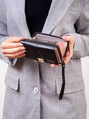 Musta Shelovet naisten lompakko herkällä koristeella hinta ja tiedot | Naisten lompakot | hobbyhall.fi