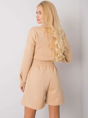 Puuvillashortsit, beige hinta ja tiedot | Naisten shortsit | hobbyhall.fi