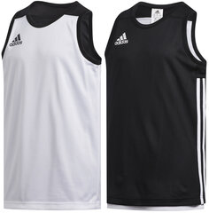 Adidas Koripallo T-paita 3G Spee Rev Jrs Black White hinta ja tiedot | Poikien paidat | hobbyhall.fi
