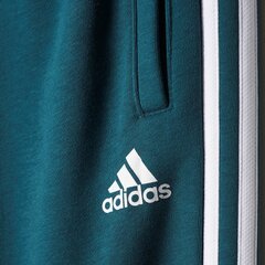Adidas Housut YB 3S FT PANT Green hinta ja tiedot | Poikien housut | hobbyhall.fi