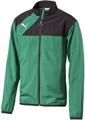 Puma Jumpperi Esquadra Woven Power Green Black hinta ja tiedot | Poikien puserot, liivit ja jakut | hobbyhall.fi