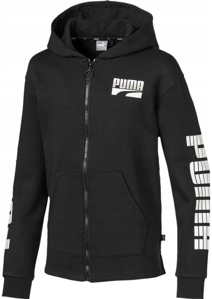 Puma huppari Rebel Bold Hooded Black hinta ja tiedot | Poikien puserot, liivit ja jakut | hobbyhall.fi