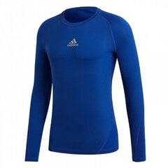 Adidas T-paita Ask Ls Tee Y Blue hinta ja tiedot | Poikien paidat | hobbyhall.fi