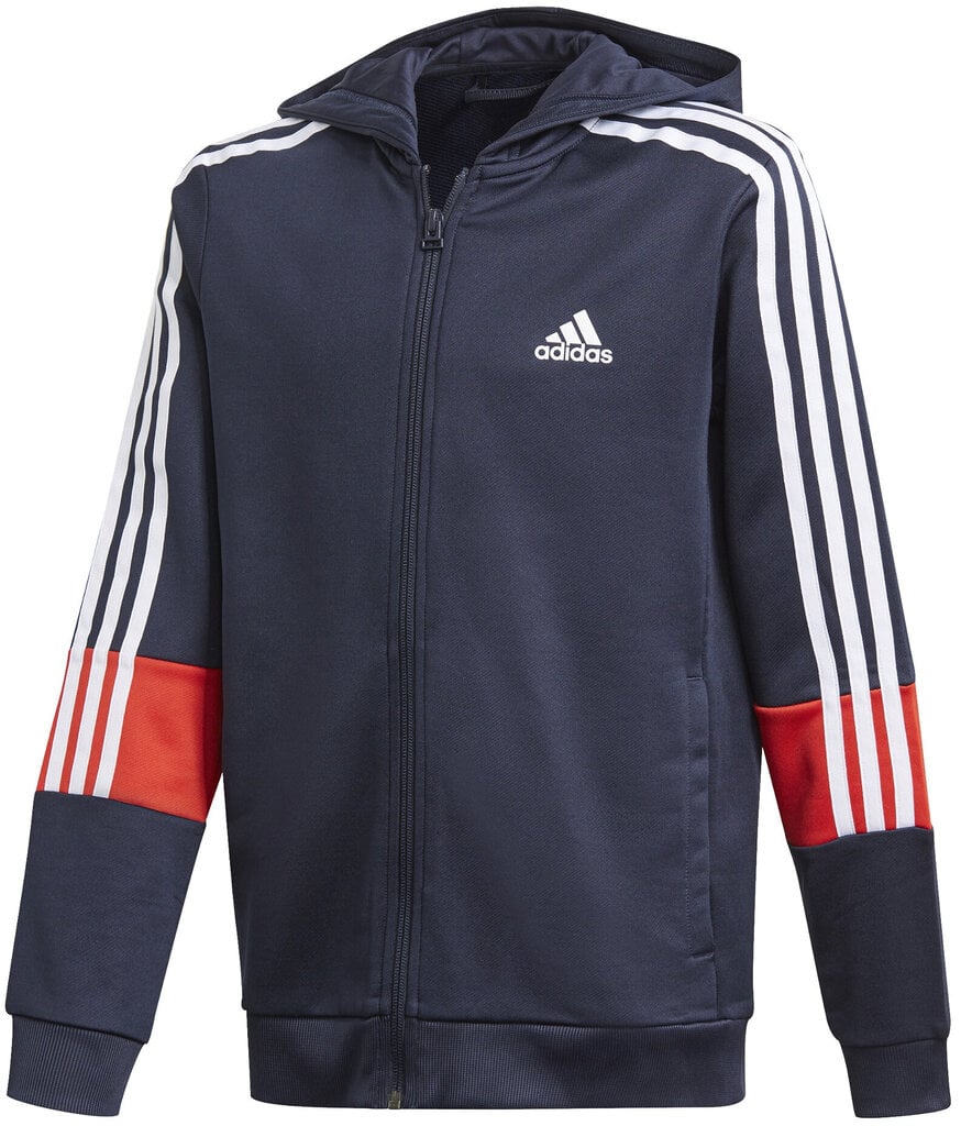 Adidas huppari B A.R. 3s Hoodie Navy hinta ja tiedot | Poikien puserot, liivit ja jakut | hobbyhall.fi