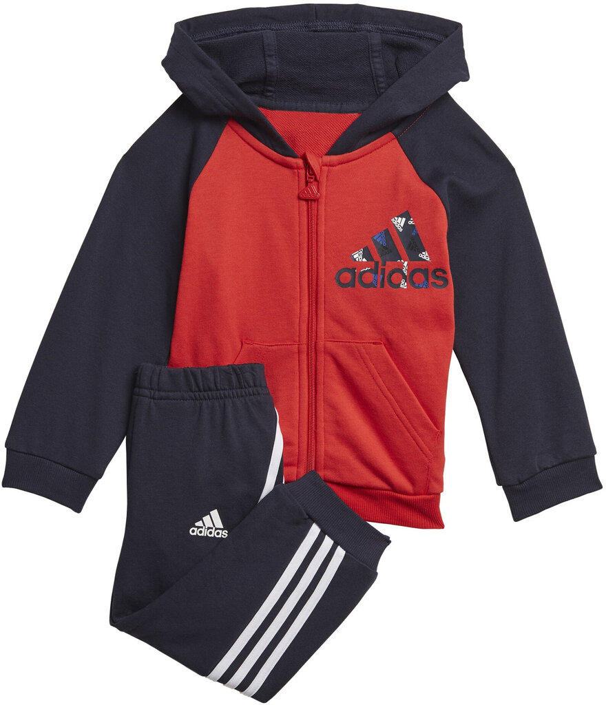 Adidas Urheiluasu I Bos Logo Fz J Red Blue hinta ja tiedot | Poikien kokoasut ja setit | hobbyhall.fi