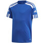 Adidas T-paita Squad 21 Jsy Y Blue GK9151 hinta ja tiedot | Poikien paidat | hobbyhall.fi