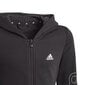 Adidas Jumpperi G Lin Fz Hoodie Black GN4050 hinta ja tiedot | Poikien puserot, liivit ja jakut | hobbyhall.fi