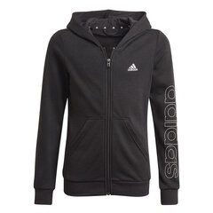 Adidas huppari G Lin Fz Hoodie Black GN4050 hinta ja tiedot | Poikien puserot, liivit ja jakut | hobbyhall.fi