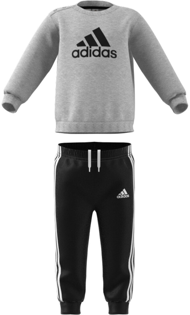 Adidas Urheiluasu I Bos Jog Ft Black Grey HF8819 hinta ja tiedot | Poikien housut | hobbyhall.fi