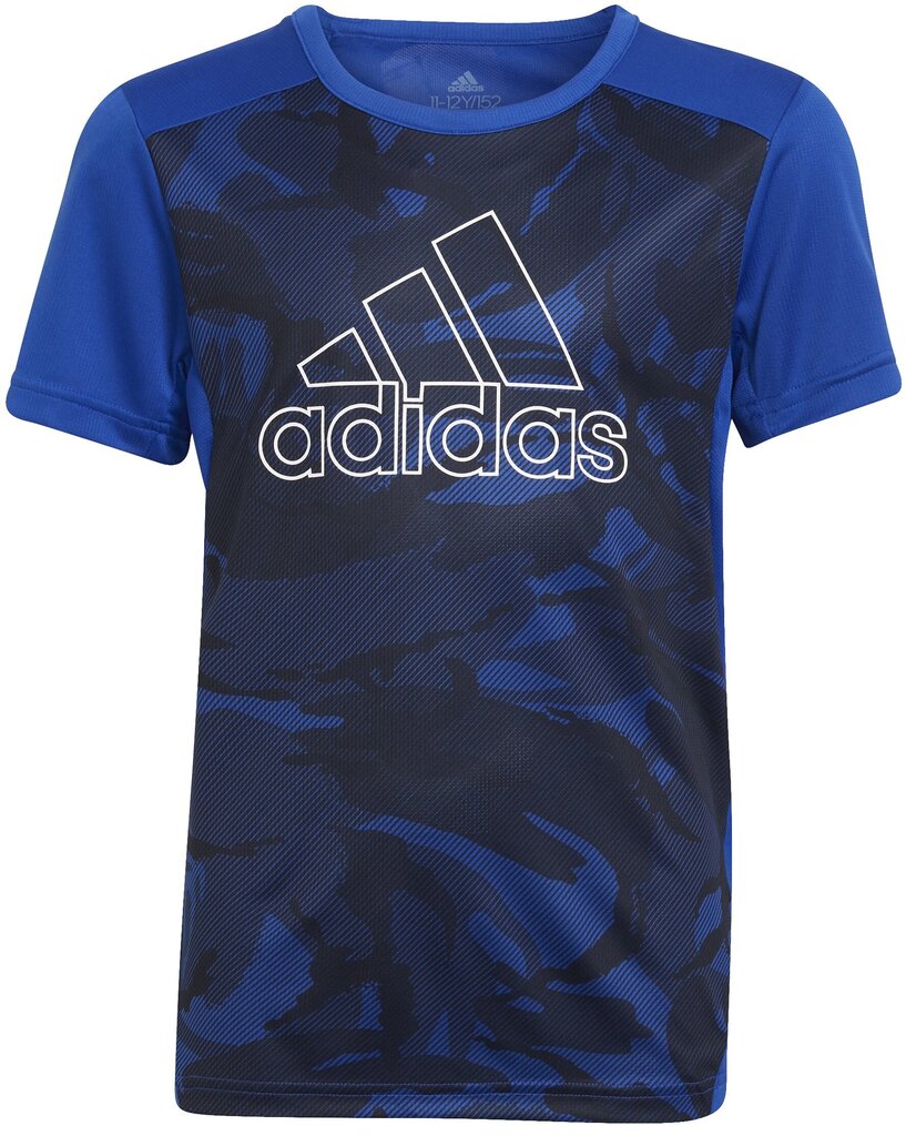 Adidas T-paita B Seas Tee Blue HC3045 hinta ja tiedot | Poikien paidat | hobbyhall.fi