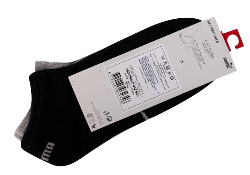 Puma Sukat Puma Kids Bwt Black White Grey 907960 02 hinta ja tiedot | Poikien sukat | hobbyhall.fi