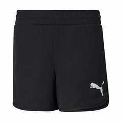Puma Shortsit Active Shorts Black 587008 01 hinta ja tiedot | Poikien housut | hobbyhall.fi