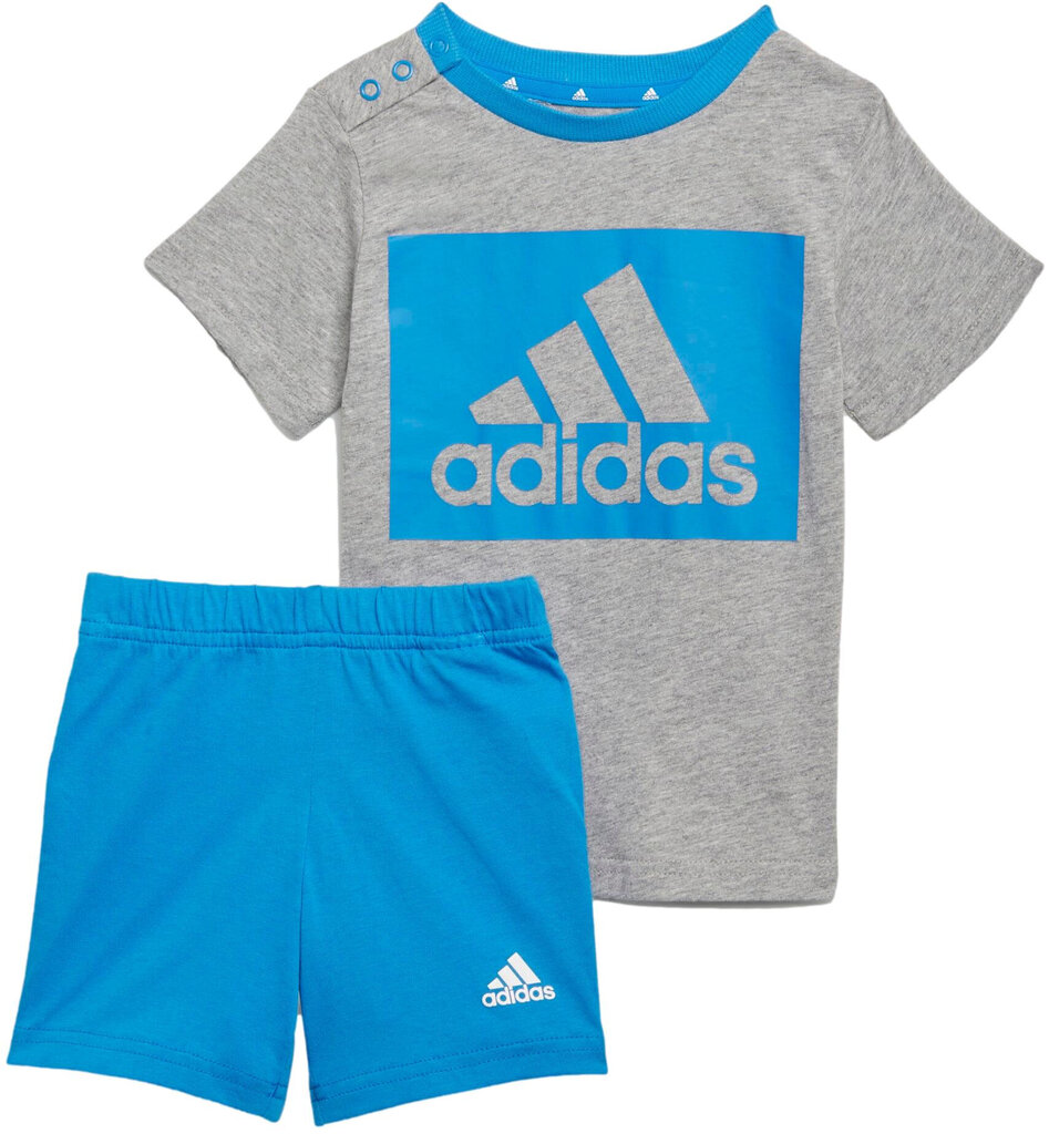 Adidas Urheilusarja I Bl T Set Grey Blue H65822 hinta ja tiedot | Poikien paidat | hobbyhall.fi