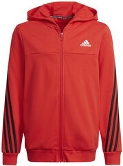 Adidas Urheiluasu B Cotton Ts Black Red HF4509 hinta ja tiedot | Poikien puserot, liivit ja jakut | hobbyhall.fi