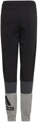 Adidas Housut U Cb Pants Black Grey HG6827 hinta ja tiedot | Poikien housut | hobbyhall.fi