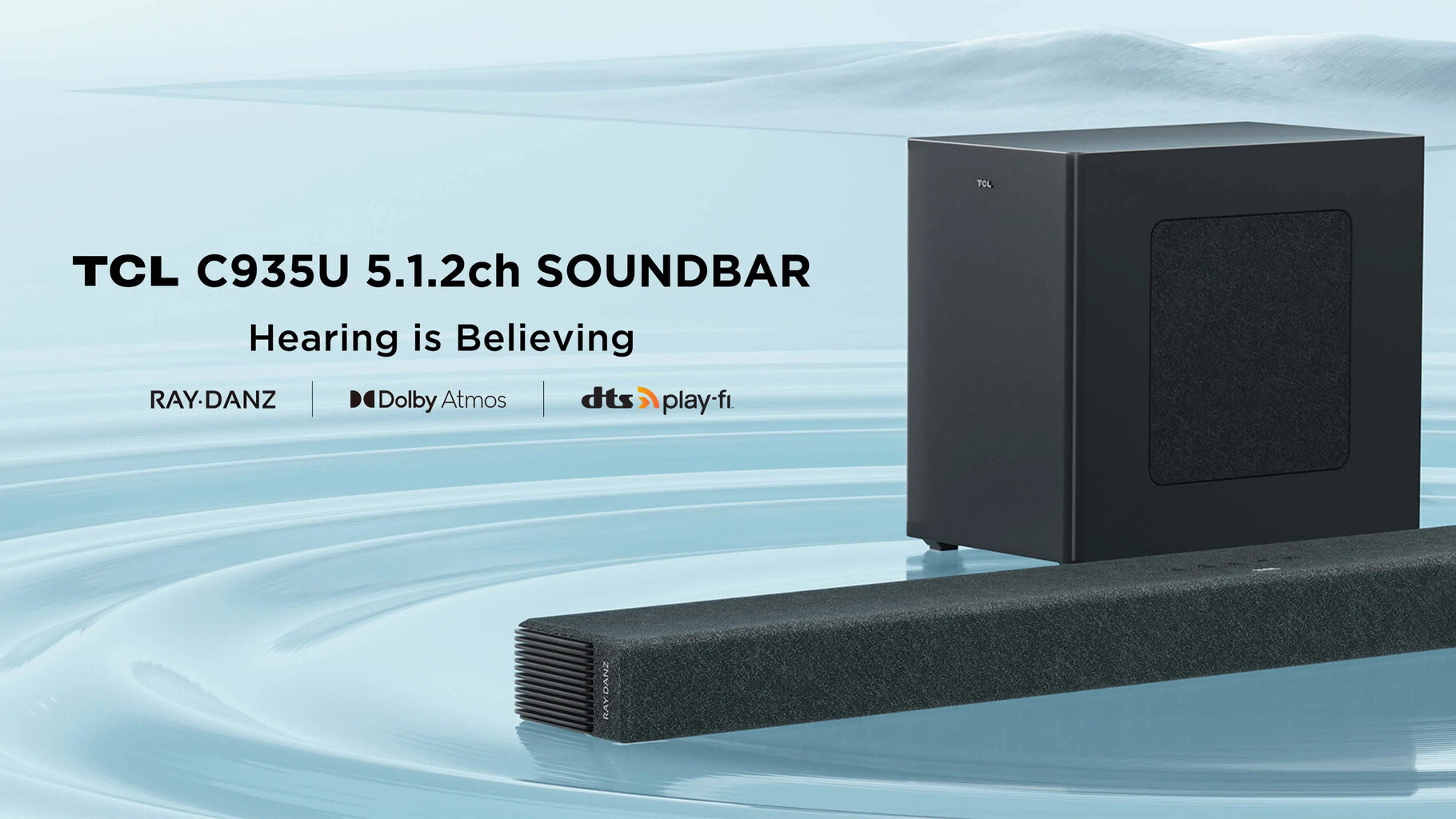 TCL 5.1.2 Dolby Atmos Soundbar C935U hinta ja tiedot | Kaiuttimet ja soundbarit | hobbyhall.fi