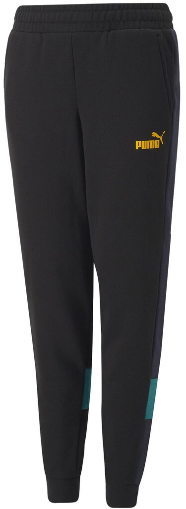 Puma Housut Ess Block Sweatpants Black 849083 51 hinta ja tiedot | Poikien housut | hobbyhall.fi