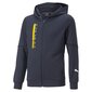 Puma huppari Active Sports Full-Zip Hoodie Blue 670075 43 hinta ja tiedot | Poikien puserot, liivit ja jakut | hobbyhall.fi