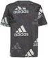 Adidas T-paita U Bl Logo Tee Grey HP0819 hinta ja tiedot | Poikien paidat | hobbyhall.fi