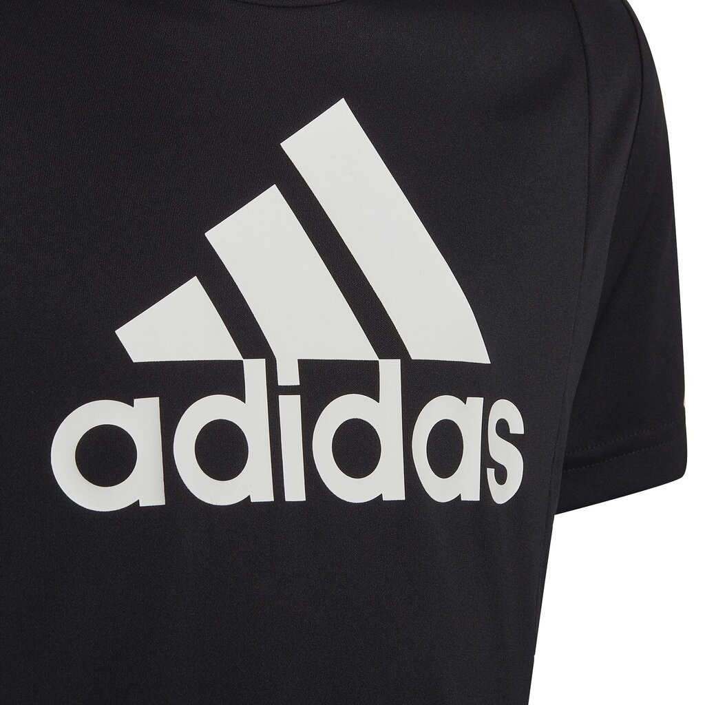 Adidas T-paita B Cb T D2M Black Grey HF1835 hinta ja tiedot | Poikien paidat | hobbyhall.fi