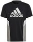 Adidas T-paita B Cb T D2M Black Grey HF1835 hinta ja tiedot | Poikien paidat | hobbyhall.fi