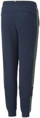 Puma Urheiluhousut Ess Block Sweatpants Blue Green 849083 73 hinta ja tiedot | Poikien housut | hobbyhall.fi