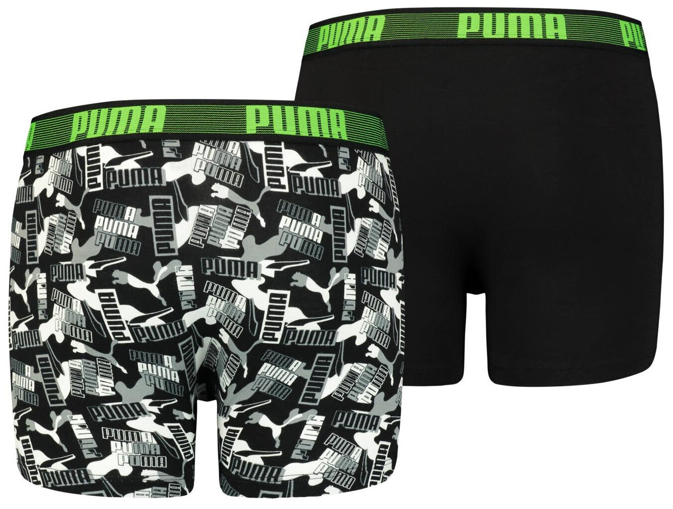 Puma Alusvaatteet Boys Logo Aop Green Black 935289 01 hinta ja tiedot | Poikien alusvaatteet | hobbyhall.fi