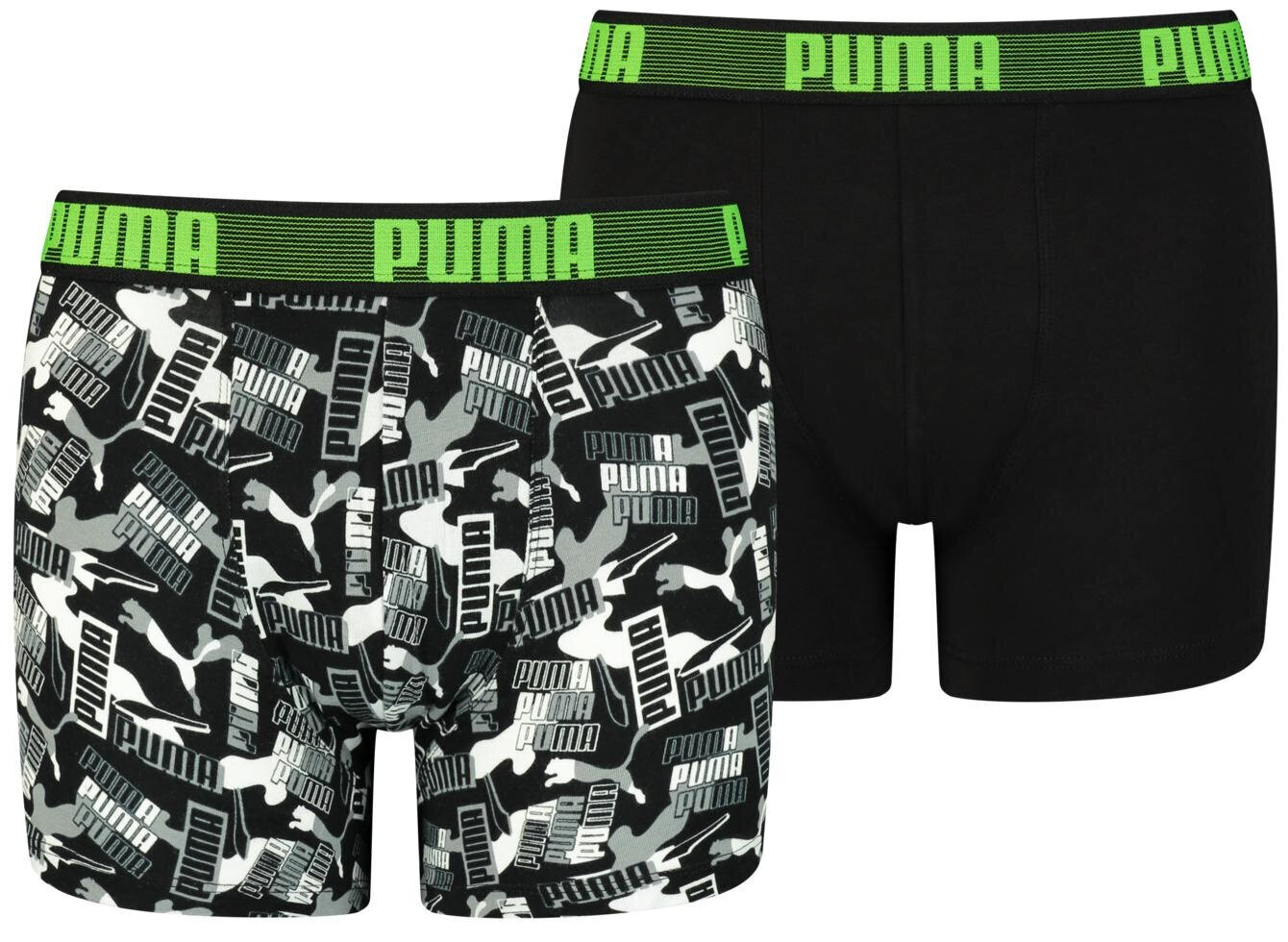 Puma Alusvaatteet Boys Logo Aop Green Black 935289 01 hinta ja tiedot | Poikien alusvaatteet | hobbyhall.fi