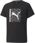 Puma T-paita Active Sports Tee Black 670071 01 hinta ja tiedot | Poikien paidat | hobbyhall.fi