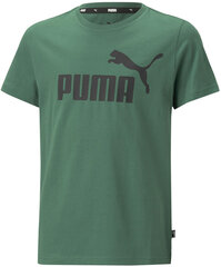 Puma T-paita Ess Logo Tee Green 586960 37 hinta ja tiedot | Poikien paidat | hobbyhall.fi