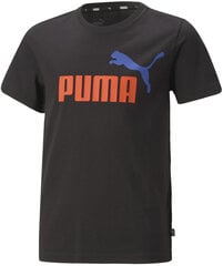 Puma T-paita Ess+ 2 Col Logo Tee Black 586985 61 hinta ja tiedot | Poikien paidat | hobbyhall.fi